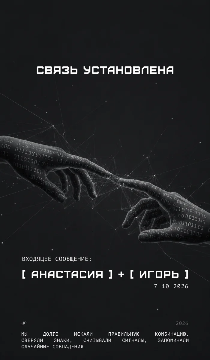Анастасия & Игорь — пригласительные